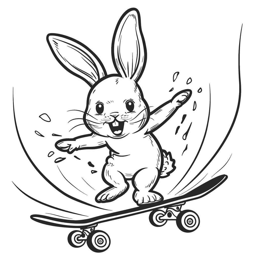 Skateboard Bunny