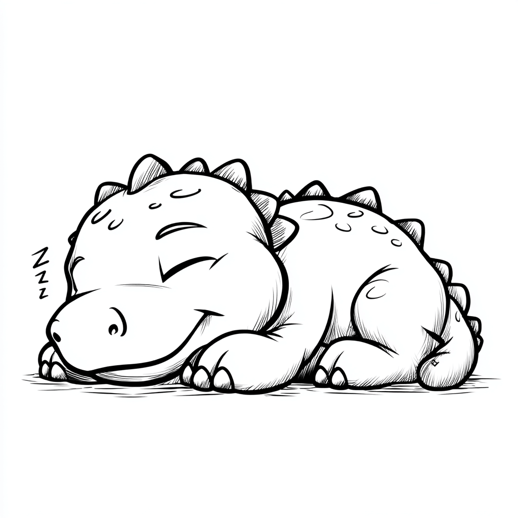 Sleeping Baby Dino