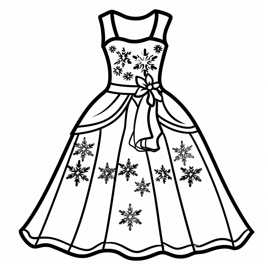 Snowflake Princess Dress