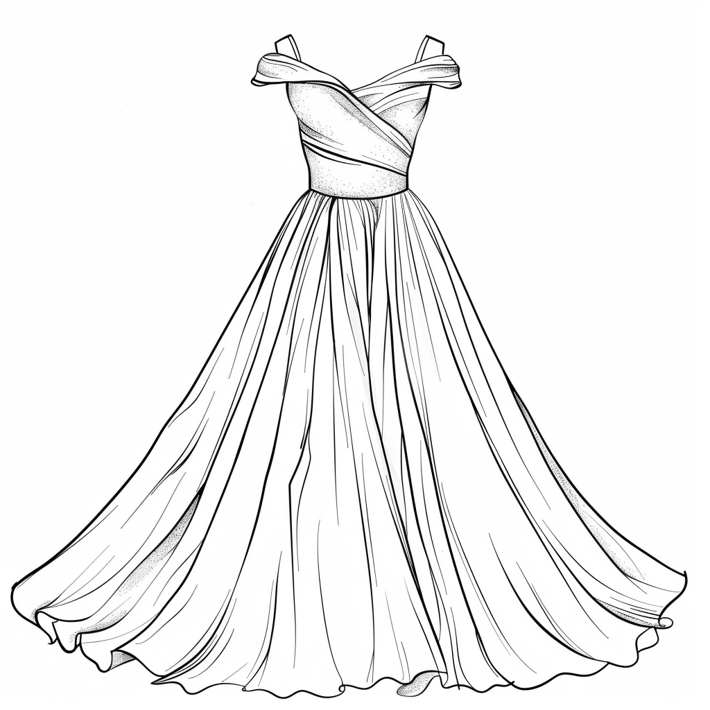 Soft Wave Princess Dress