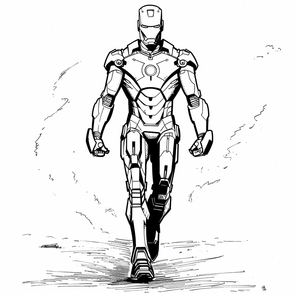 Step Forward Walk - Iron Man