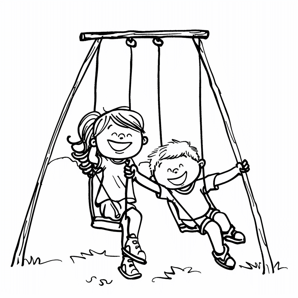 Swing Push Friendship
