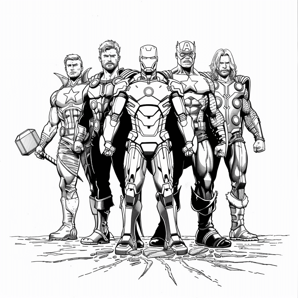 Team Hero Lineup - Iron Man