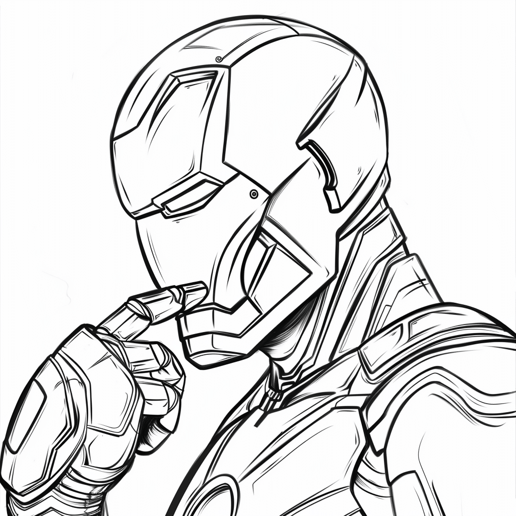 Thinking Pose - Iron Man