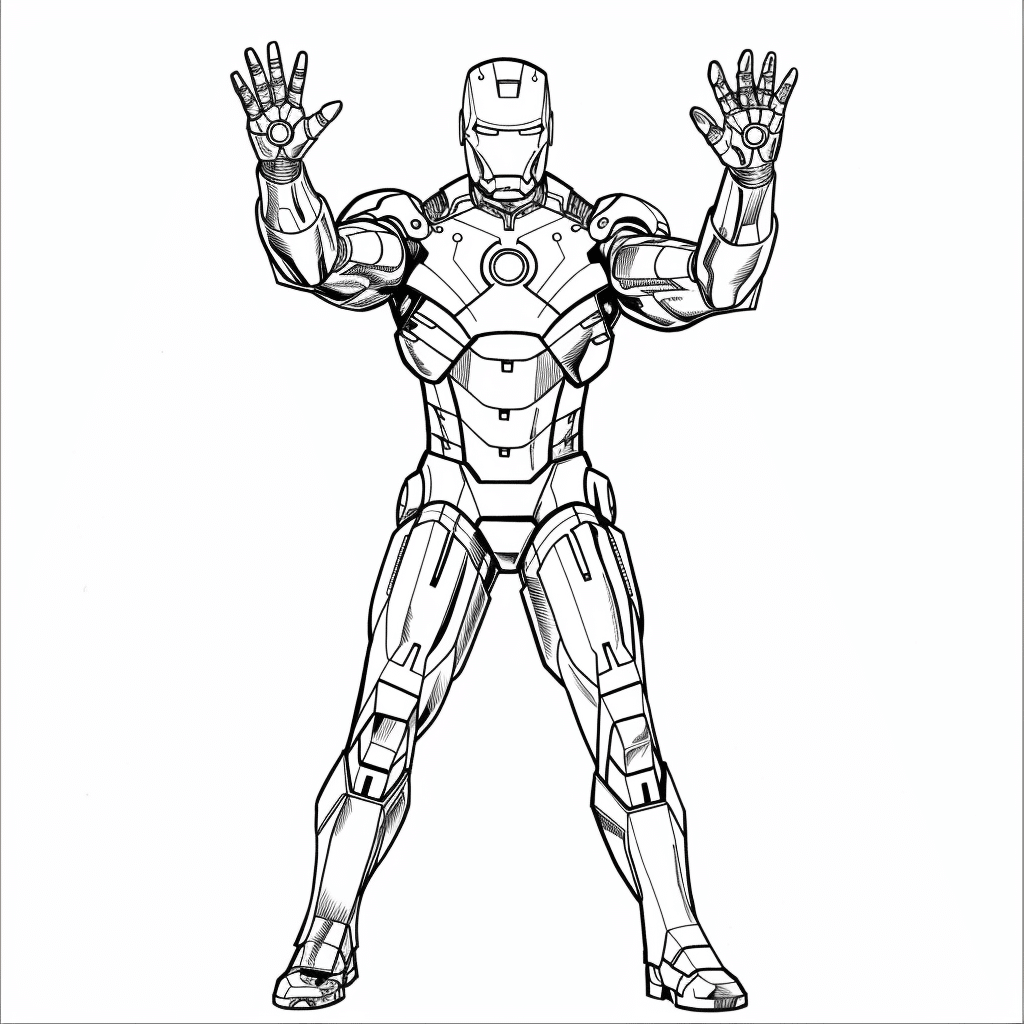 Waving Both Hands - Iron Man