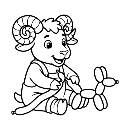 BALLOON ANIMAL RAM