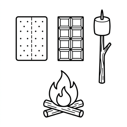 BEACH BONFIRE S'MORES