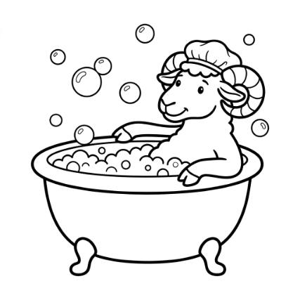 BUBBLE BATH RAM