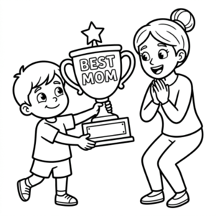 Best Mom Trophy