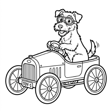 DRIVING A TOY CAR