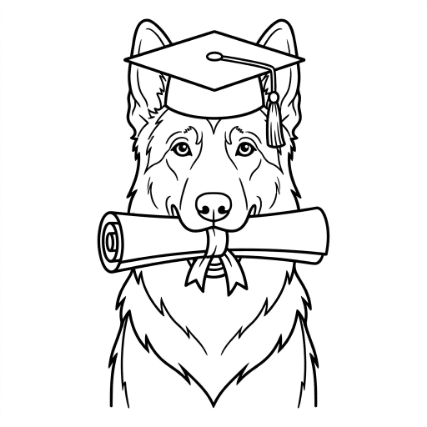 GRADUATION DOG