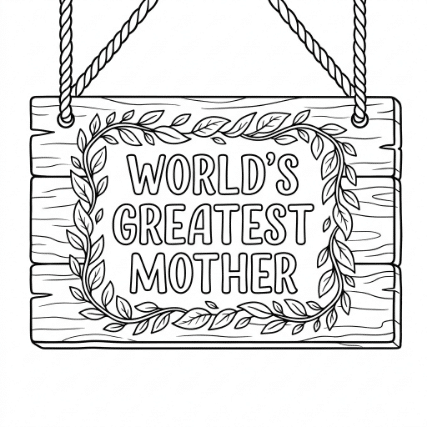 Greatest Mother Plaque