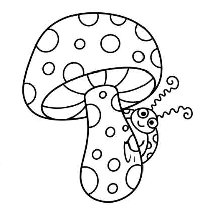 HIDING LADYBUG DOODLE