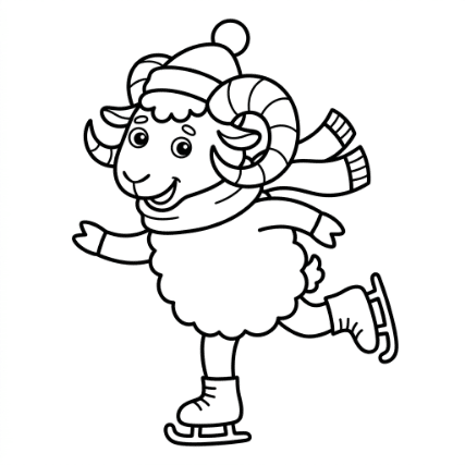ICE SKATING RAM