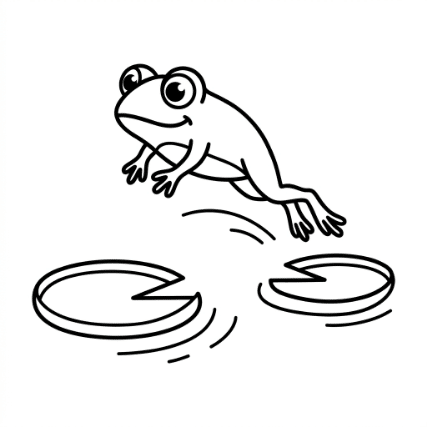 JUMPING FROG DOODLE