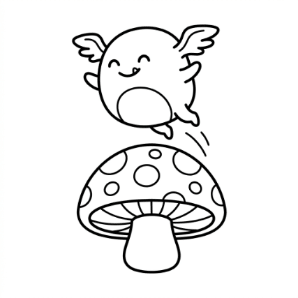 JUMPING MONSTER DOODLE