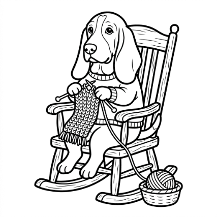 KNITTING A SCARF