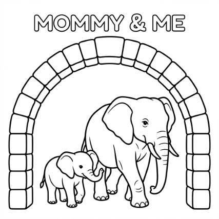 Mom and Me Elephant