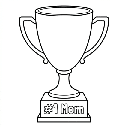 Number One Mom Trophy