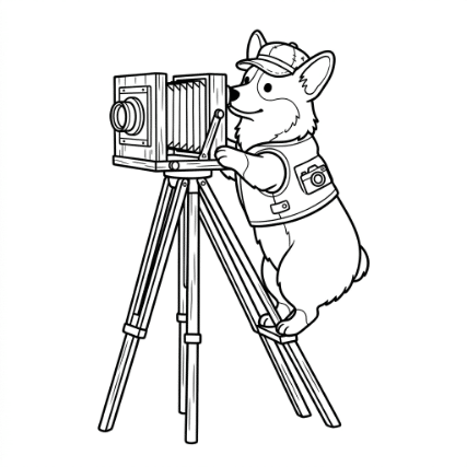 PHOTOGRAPHER DOG