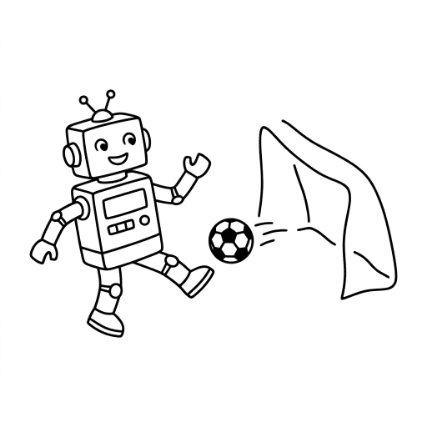 PLAYING ROBOT DOODLE