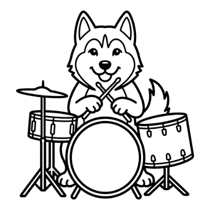 PLAYING THE DRUMS