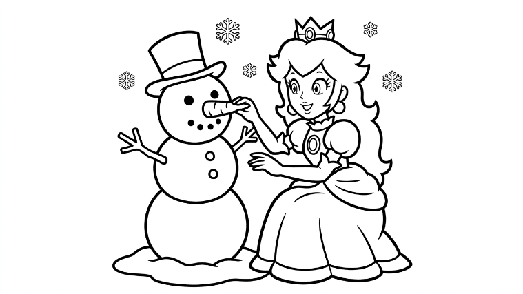 Princess Peach places