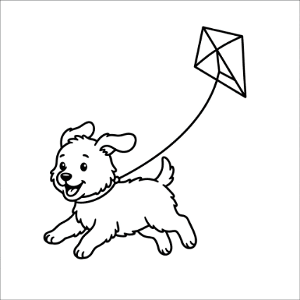 RUNNING PUPPY DOODLE