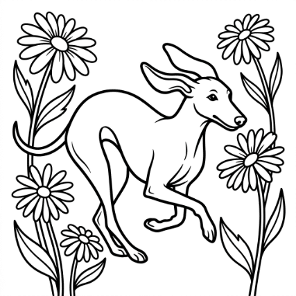 RUNNING THROUGH DAISIES