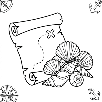 SEASHELL TREASURE MAP