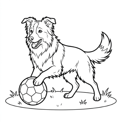 SOCCER PLAYER DOG