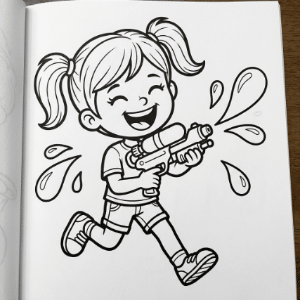 SQUIRT GUN BATTLE