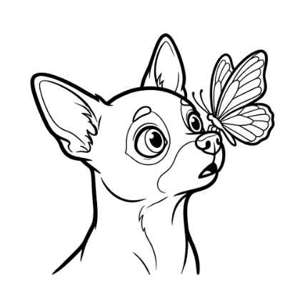 SURPRISED BY A BUTTERFLY