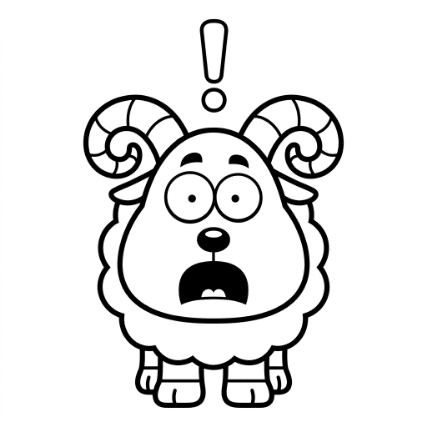 SURPRISED RAM