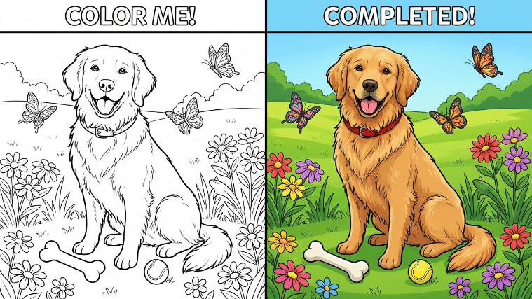 dog coloring pages