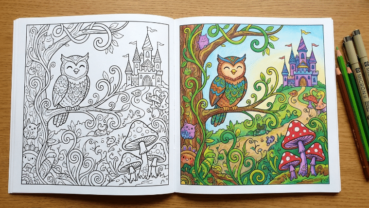 doodle coloring pages