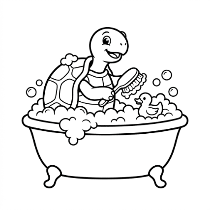 BATH TIME TURTLE