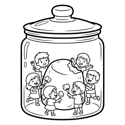 CANDY JAR EATING PARTY