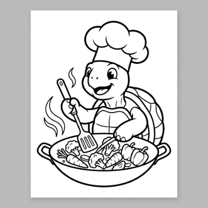 CHEF TURTLE COOKING