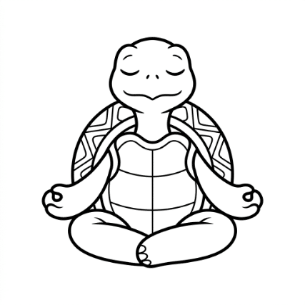 MEDITATING TURTLE