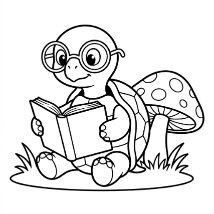 READING TURTLE