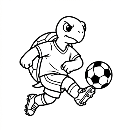 SOCCER PLAYER TURTLE