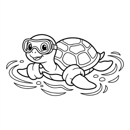 SWIMMING TURTLE